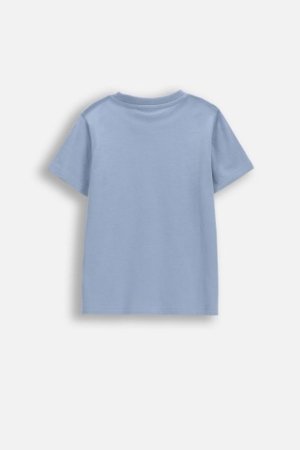 COCCODRILLO marškinėliai trumpomis rankovėmis, mėlyni, WC6143213VBA-014-104, 104 cm 