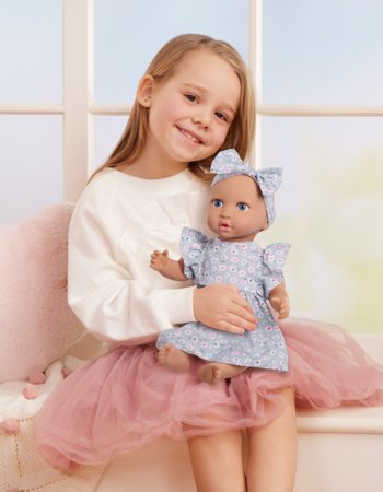 LULLABABY lėlė kūdikis su kūdikio reikmenų rinkiniu, LBY7712Z 