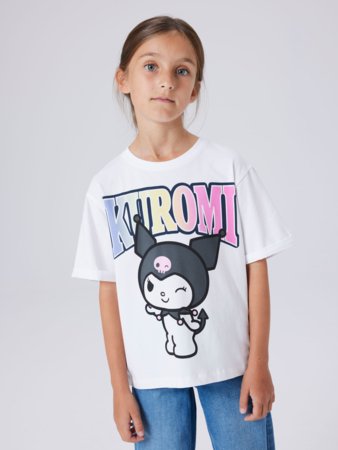 NAME IT HELLO KITTY marškinėliai trumpomis rankovėmis, 13254173-F4F5F0, 
