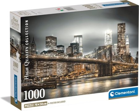 CLEMENTONI dėlionė New York Skyline, 1000 det., 39704 