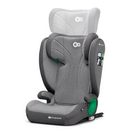 KINDERKRAFT automobilinė kėdutė JUNIOR FIX 2 I-SIZE, rocket grey, KCJUFI20GRY0000 