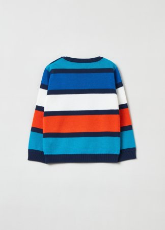 OVS BOY9-36M TRICOT 2H 30-36 MULTICOLOUR STRIPED 001819078 001819078