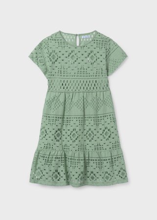 MAYORAL suknelė, sage, 6.904-94, 152  cm 