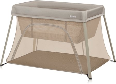 LIONELO kelioninė lovelė-maniežas ALICE, Beige olive 