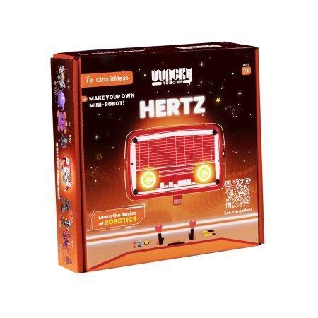 CIRCUITMESS Wacky Robot mokomasis STEM rinkinys Hertz, CM-SA-HERTZ 