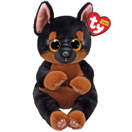 TY BEANIE BELLIES pliušinis žaislas šuniukas FRITZ, 20 cm, TY41298 