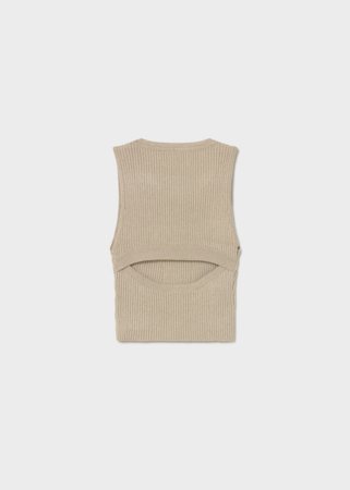 MAYORAL palaidinė be rankovių, sand, 6.026-40, cm 