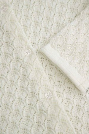 COCCODRILLO susegamas megztinis, smėlio spalvos, WC6172202CSG-003-122, 122 cm 