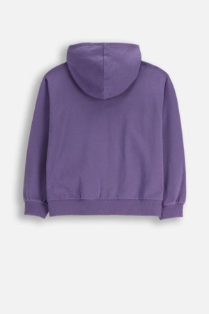 COCCODRILLO džemperis su gobtuvu, violetinis, cm 