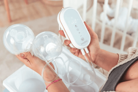 INNOGIO dvigubas elektrinis pientraukis GIOmum Line Soft, GIO-360 