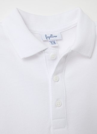 OVS polo marškinėliai ilgomis rankovėmis, balti, 74 cm, 002114107 