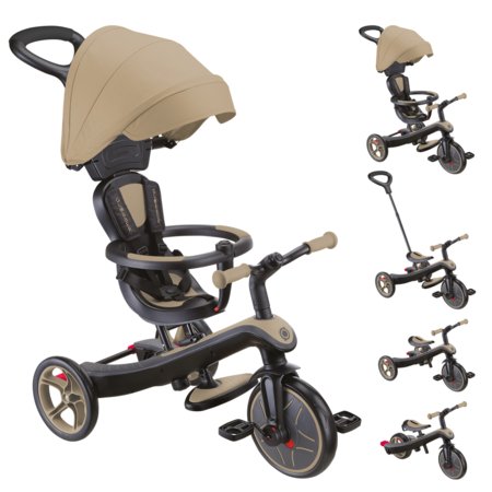 GLOBBER triratukas Explorer Trike 4 In 1, smėlio spalvos, 632-231-4 