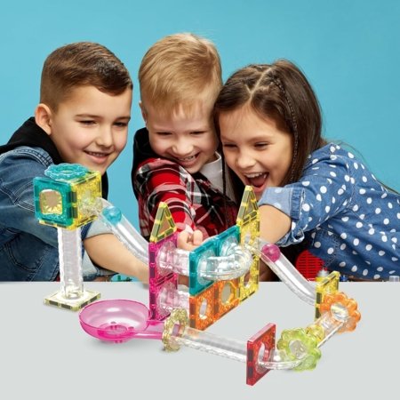 PICASSO TILES Magnetinis konstruktorius Marble Run 45 det., PTMG45 