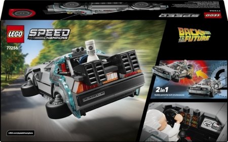 77256 LEGO® Speed Champions Laiko mašina iš filmo Atgal į ateitį 