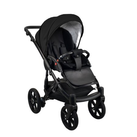 MILLI universalus vežimėlis MOON 3in1, Black, 5903357317263(carseat) 
