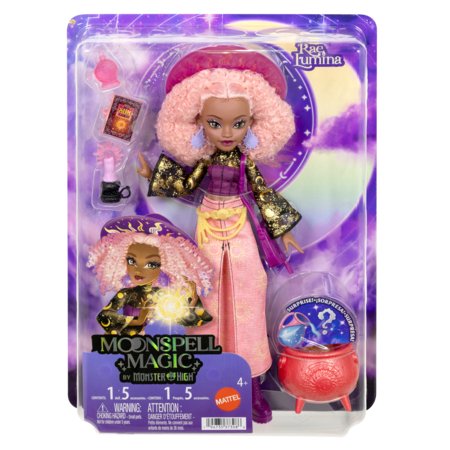MONSTER HIGH MOONSPELL MAGIC lėlė Rae – saulės kerėtoja, JMB91 