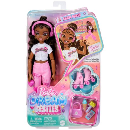 BARBIE Dream Besties Roller Skate lėlė – Brooklyn, JFX97 