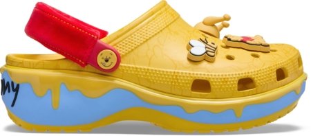 CROCS klumpės WINNIE THE POOH, spalvotos, 211092-90H, 37,5 dydis 