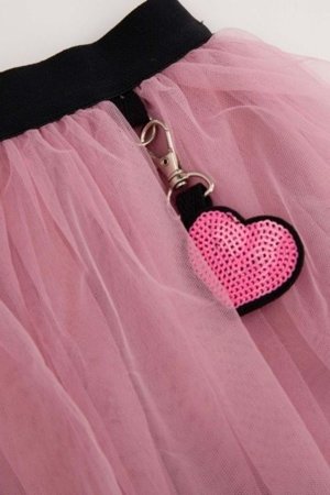COCCODRILLO sijonas CRAFT PUNK GIRL KIDS, rožinis, ZC5124201CGK-033-122, 122 cm 