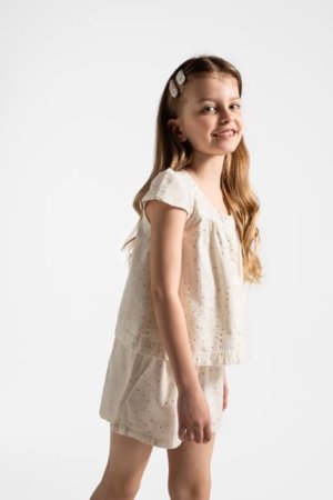 COCCODRILLO palaidinė ELEGANT JUNIOR GIRL, balta, WC5140201EJG-001-134, 134 cm 