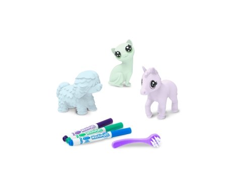 CRAYOLA kūrybinis rinkinys Washimals Pastel Pets, 74-7511 