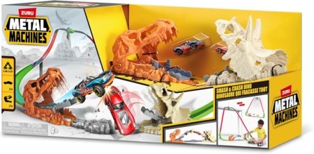 METAL MACHINES trasos ir 2 automobilių žaidimo rinkinys Smash & Crash, 1 serija, asort., 67132 