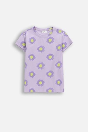 COCCODRILLO marškinėliai trumpomis rankovėmis, violetiniai, WC6143219VGA-016-122, 122 cm 