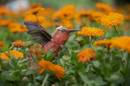MAKEBUG 3D popierinė delionė Hummingbird, MB-D-0058 