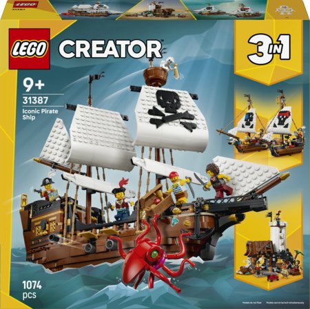 31387 LEGO® Creator Legendinis piratų laivas 