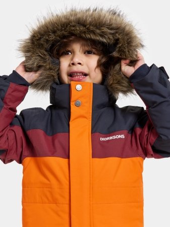 DIDRIKSONS žieminis lauko kombinezonas BJÄRVEN 3, oranžinis, 505466-L07, 140 cm 