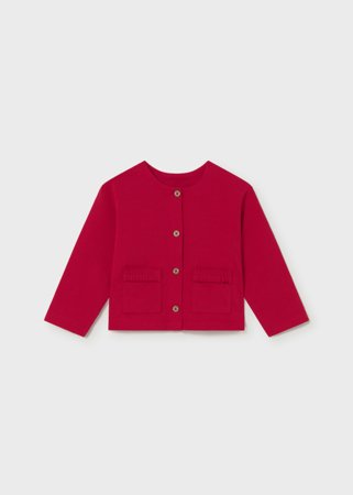 MAYORAL švarkelis, marškinėliai trumpomisrankovėmis ir tamprės, red, 1.749-87, 92  cm 