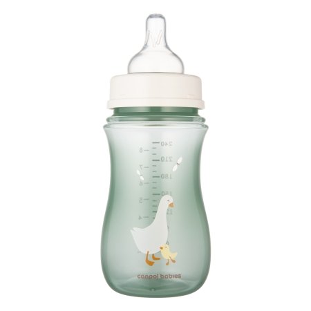 CANPOL BABIES Anti-Colic buteliukas 240 ml PP EasyStart GOOSE, 35/245 