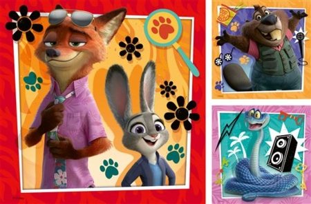 RAVENSBURGER PUZZLE dėlionė Zootopia 2, 3x49 det., 12004137 5 