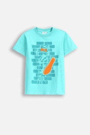 COCCODRILLO marškinėliai trumpomis rankovėmis EVERYDAY BOY A, mėlyni, WC5143210VBA-013-152, 152 cm 