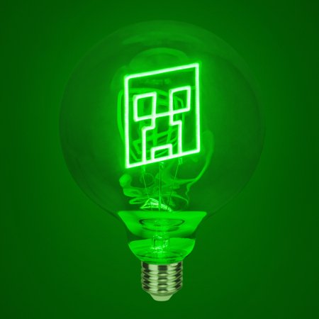 PALADOME MINECRAFT Creeper LED Neoninė lempa, PP14116MCF 