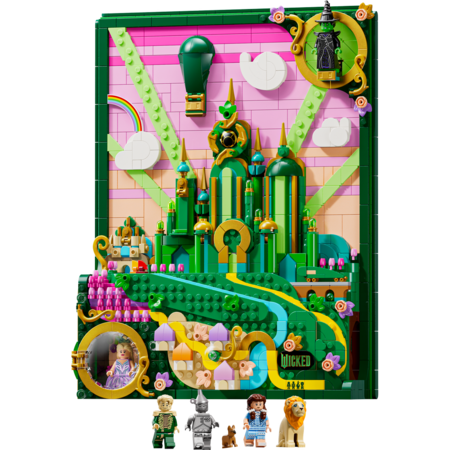 75685 LEGO® Wicked Emerald City kabinamas meno kūrinys 