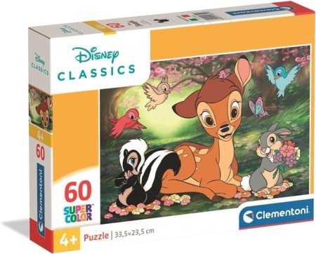 CLEMENTONI DISNEY dėlionė Classic, 60 det., 26319 