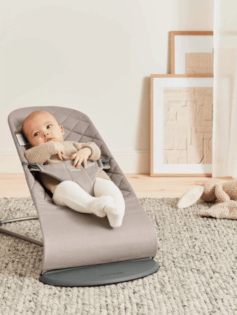 BABYBJÖRN gultukas BLISS Woven Classic Quilt, sand grey, 006217 