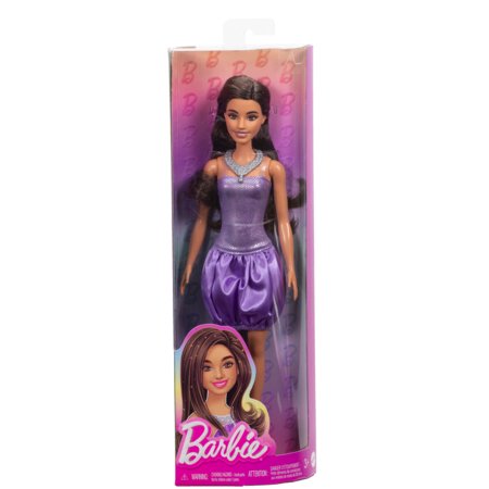 BARBIE madistė pūsta violetine suknele, HYT92 