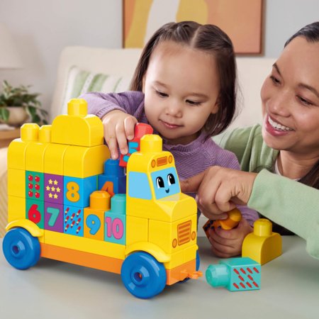 MEGA BLOKS konstravimo ir skaičiavimo autobusas, JKG34 
