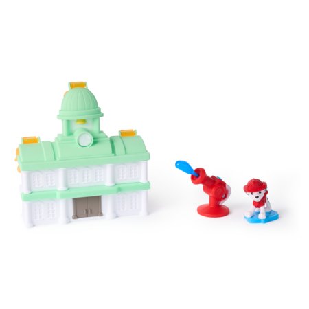 PAW PATROL mini žaidimų rinkinys Chase Adventure Tower / Marshall Fire Rescue, asort., 6075209 