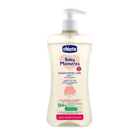 CHICCO plaukų ir kūno prausiklis SENSITIVE, 500 ml, 00010241000000 