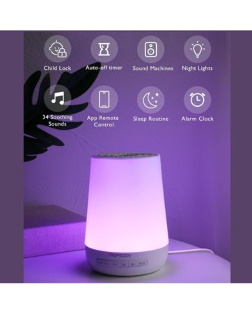 MOMCOZY baltojo triukšmo aparatas - šviestuvas 
