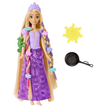 DISNEY PRINCESS lėlė Rupunzelė su spalvų keitimo funkcija, HLW18 HLW18