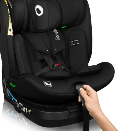 LIONELO automobilinė kėdutė BRAVE I-SIZE, Black carbon, 40-150 cm., LO-BRAVE I-SIZE 