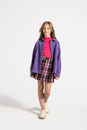 COCCODRILLO marškiniai ilgomis rankovėmis ACADEMY GIRL JUNIOR, violetiniai, ZC4152002AGJ-016-164, 164 cm 