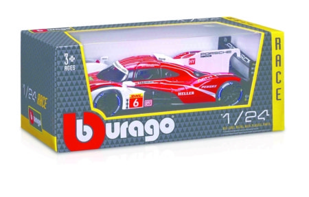 BBURAGO 1:24 lenktyninis automodelis Porsche 963, 18-28042 