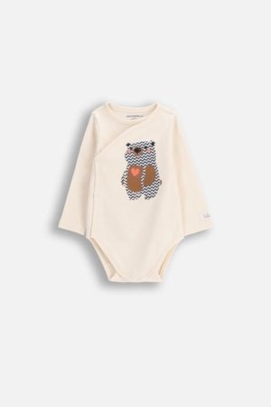 COCCODRILLO smėlinukas FOREST FRIENDS BOY NEWBORN, kreminis, ZC5112602FBN-003-062, 62 cm 