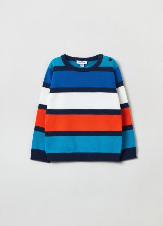 OVS BOY9-36M TRICOT 2H 30-36 MULTICOLOUR STRIPED 001819078 001819078