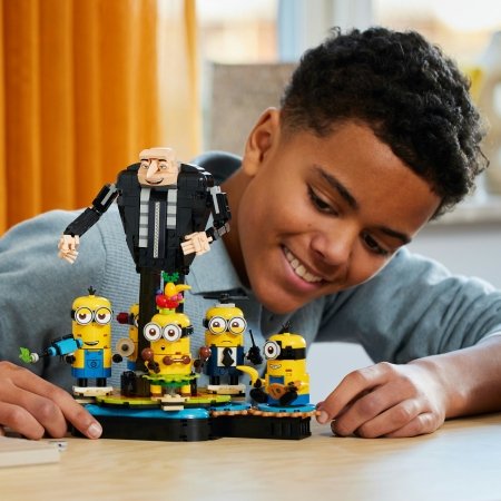 75582 LEGO® Despicable Me Konstruojamas Gru ir pakalikai 